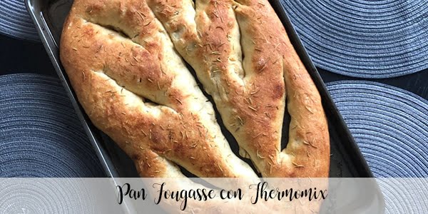 Chleb Fougasse z Thermomixem