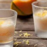 Sorbet melonowy z musem cava z termomiksem