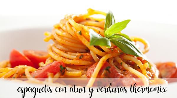 Spaghetti z tuńczykiem i warzywami z termomiksem