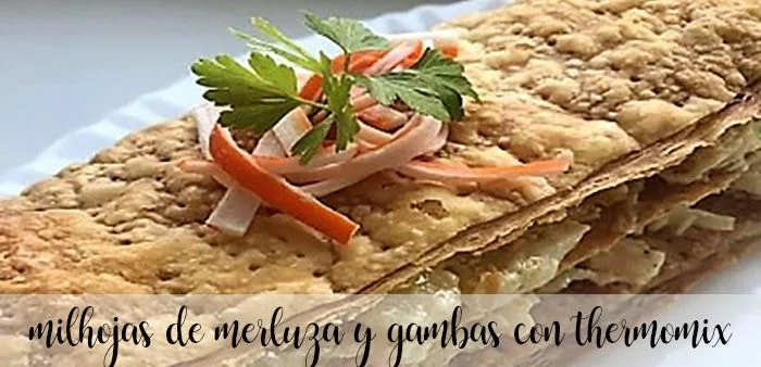 Millefeuille z morszczuka i krewetki z termomiksem