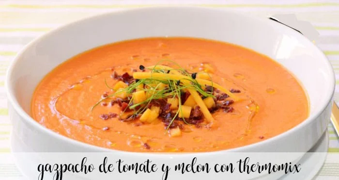 Gazpacho pomidorowo-melonowe z termomiksem
