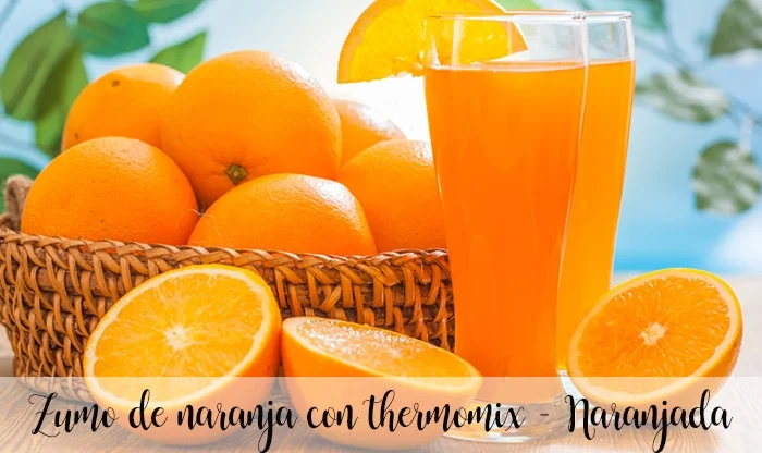 Sok pomarańczowy z termomiksem - Oranżada