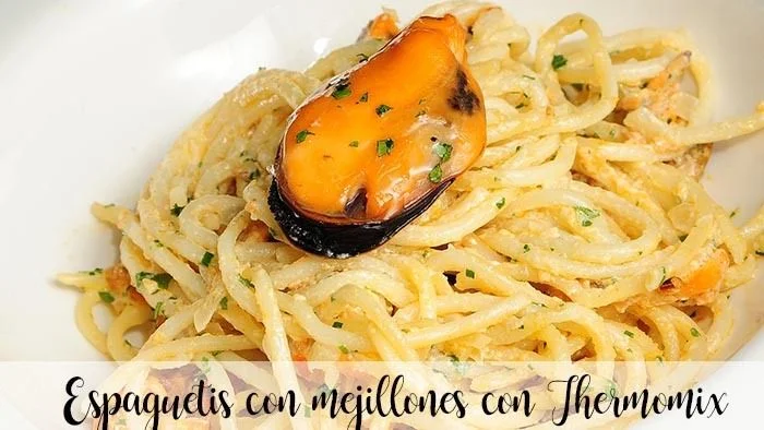 Spaghetti z małżami z Thermomixem