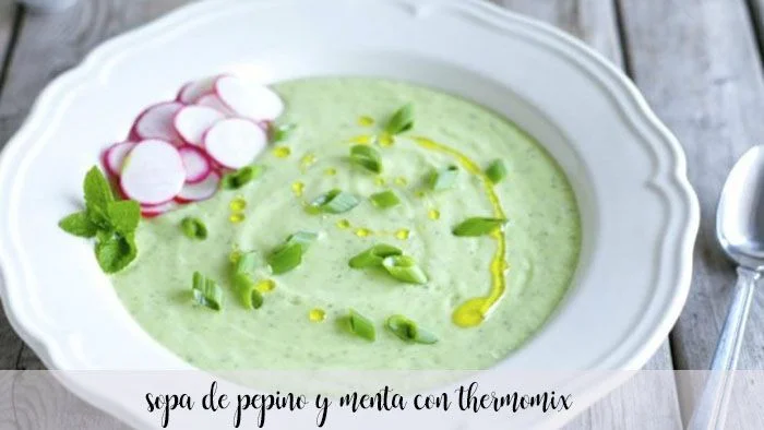 Zupa ogórkowo-miętowa z Thermomixem