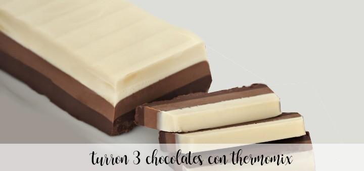 Nugat trzy czekoladki z Thermomixem