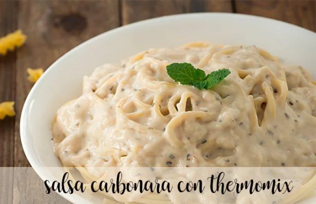 sos carbonara z termomiksem