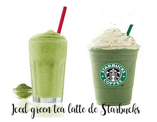 Mrożona zielona herbata z mlekiem typu Starbucks z Thermomixem