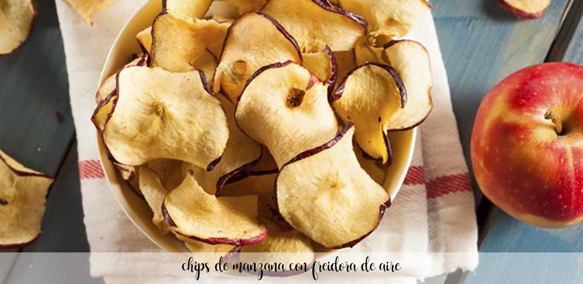 chipsy jabłkowe do smażenia na powietrzu