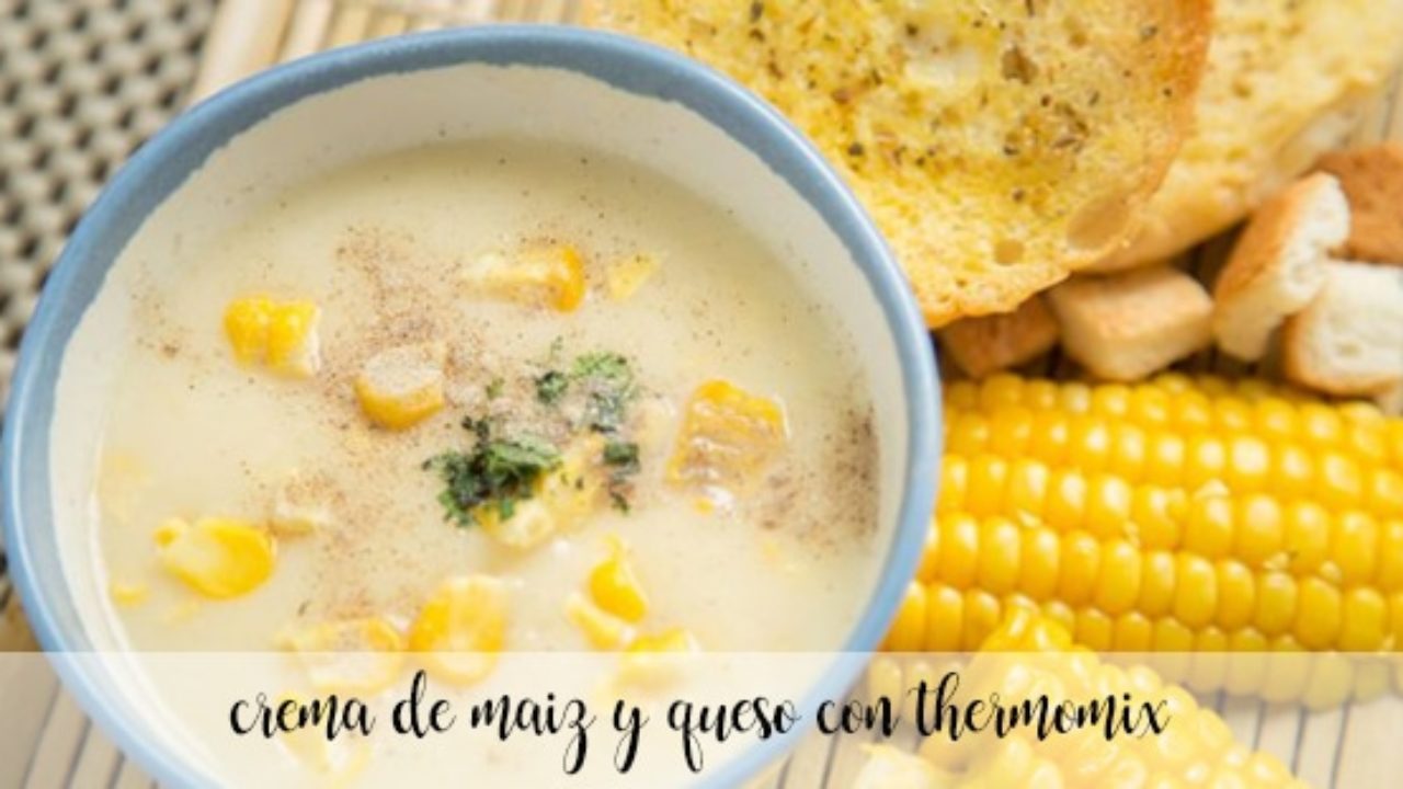 Krem kukurydziano-serowy z Thermomixem