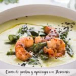 Krem z krewetek i szparagów z Thermomixem