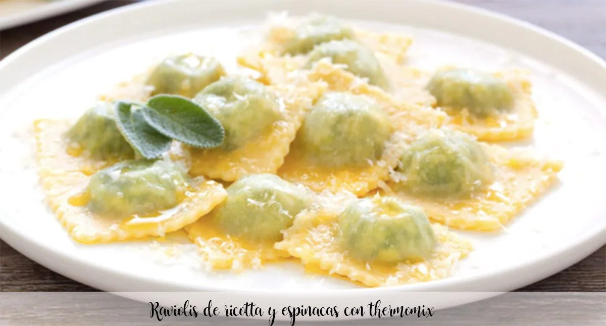 Ravioli z ricottą i szpinakiem z termomiksem