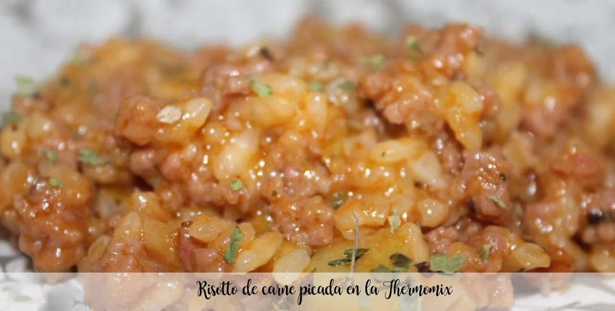 Risotto z mięsem mielonym w Thermomixie