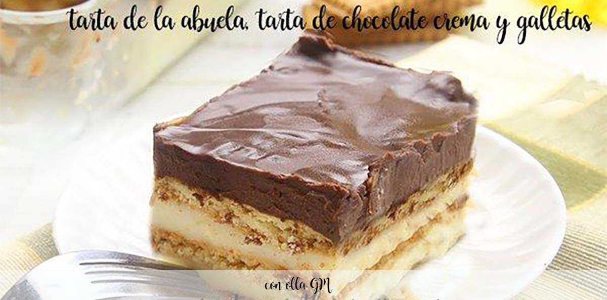 Ciasto czekoladowo-biskwitowe, Ciasto Babuni z doniczką GM