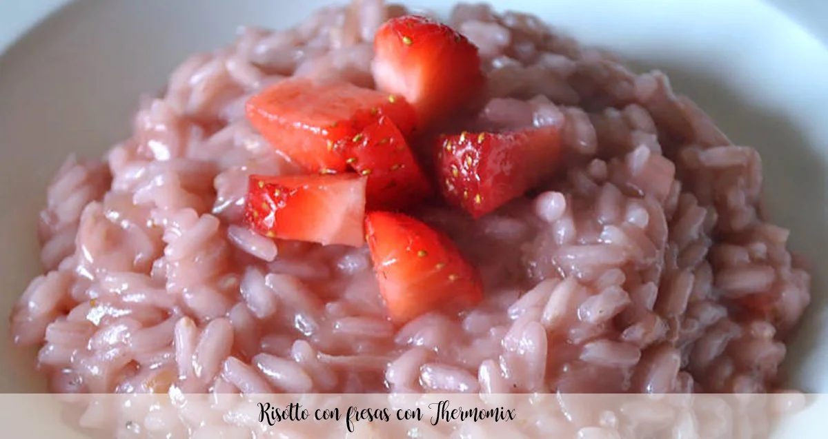 Risotto z truskawkami z Thermomixem