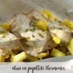 Tuńczyk en papilote z termomiksem