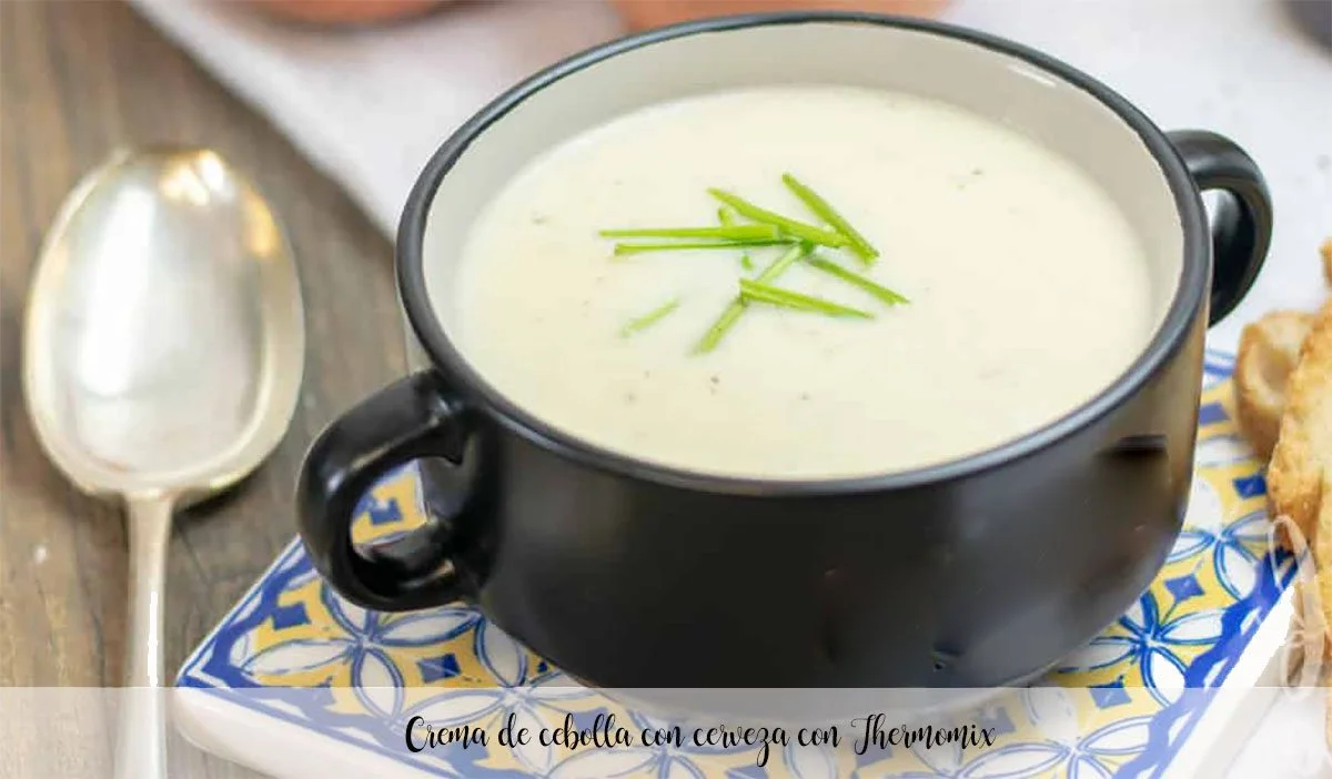 Krem cebulowy z piwem z Thermomixem