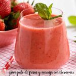 Granita truskawkowo-pomarańczowa z termomiksem