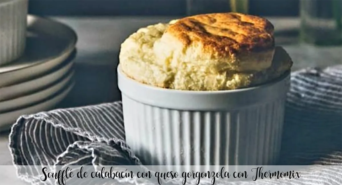 Suflet z cukinii z serem gorgonzola z Thermomixem