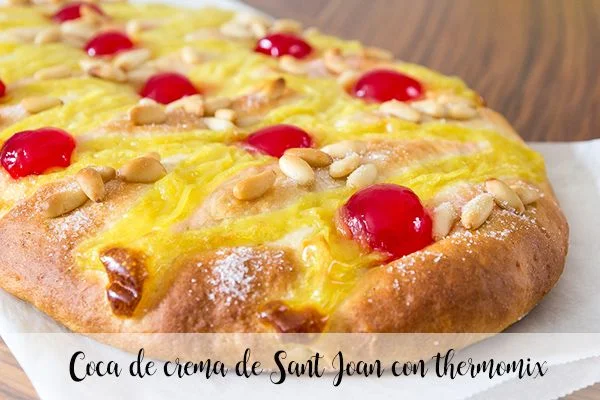 Krem Coca de Sant Joan z termomiksem