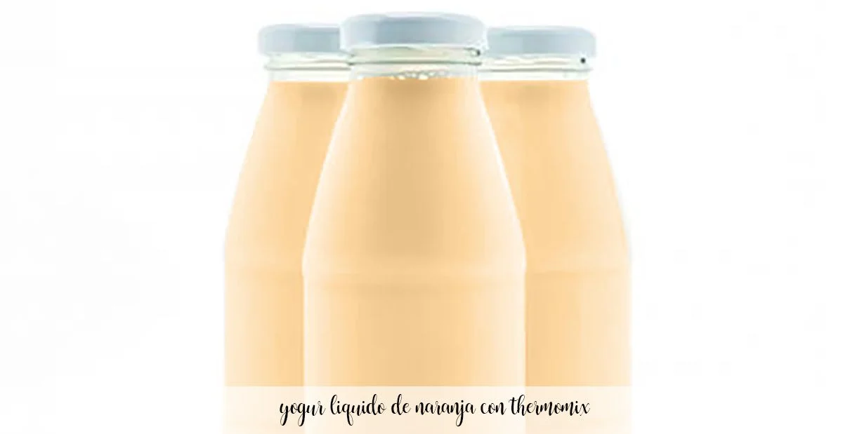 płynny jogurt pomarańczowy z termomiksem