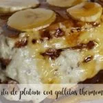 Ciasto bananowe z ciasteczkami Thermomix