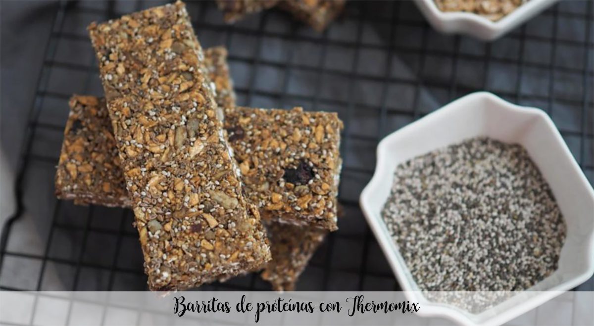 Batony proteinowe z Thermomixem