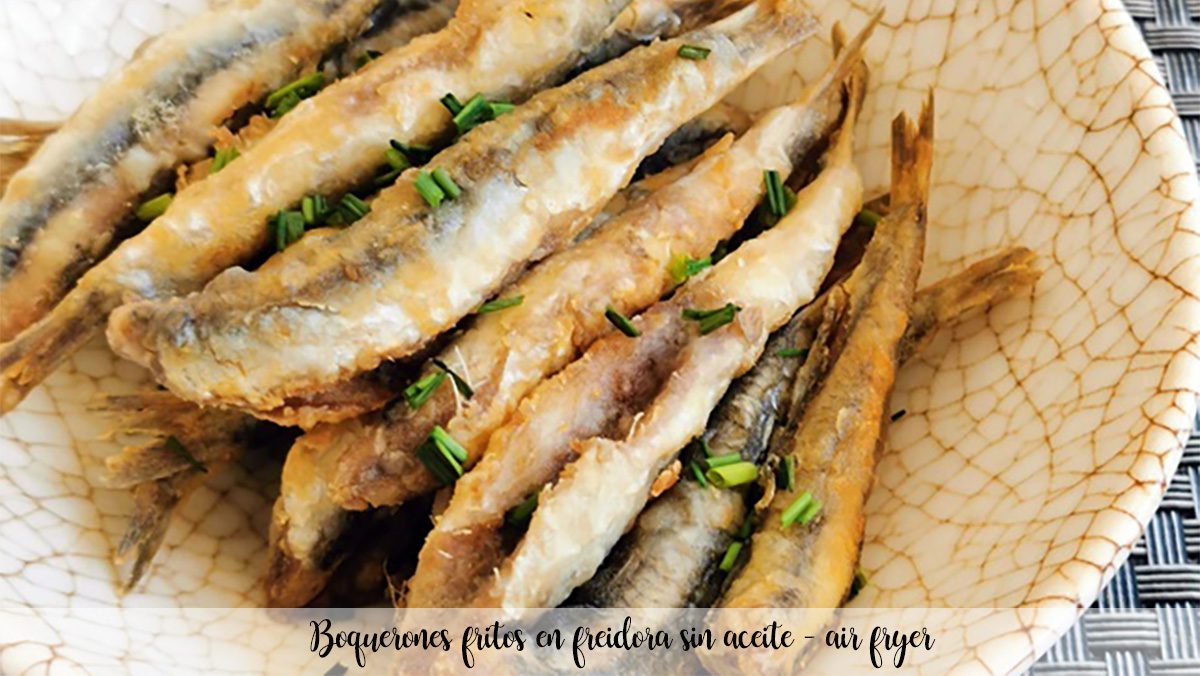 Smażone anchois we frytownicy bez oleju – frytownica powietrzna