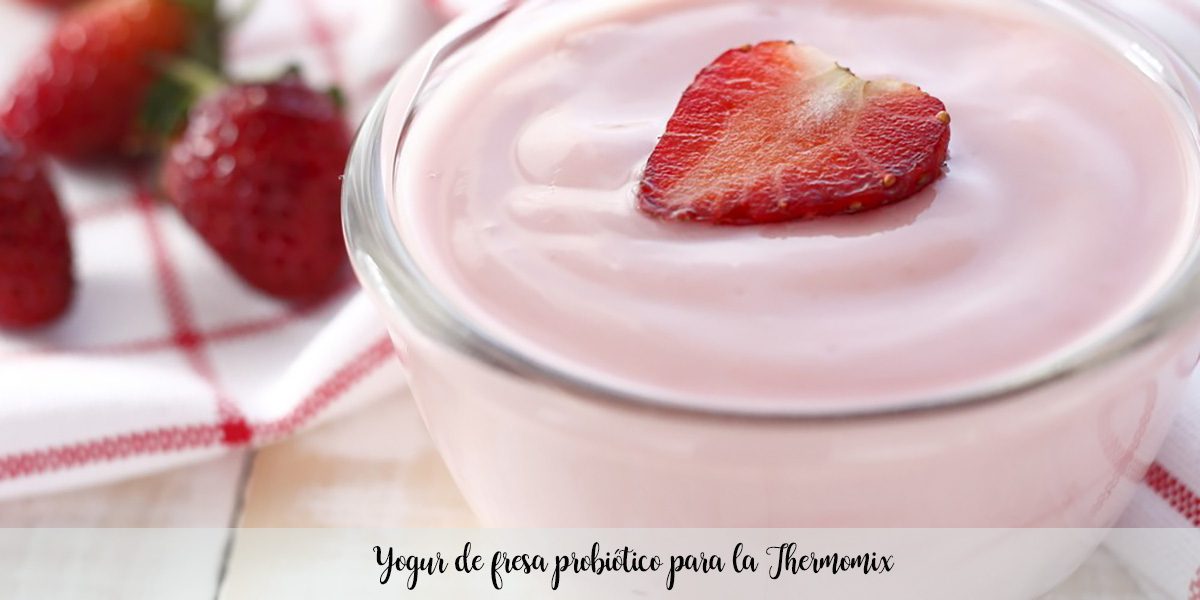 Probiotyczny jogurt truskawkowy do Thermomixa