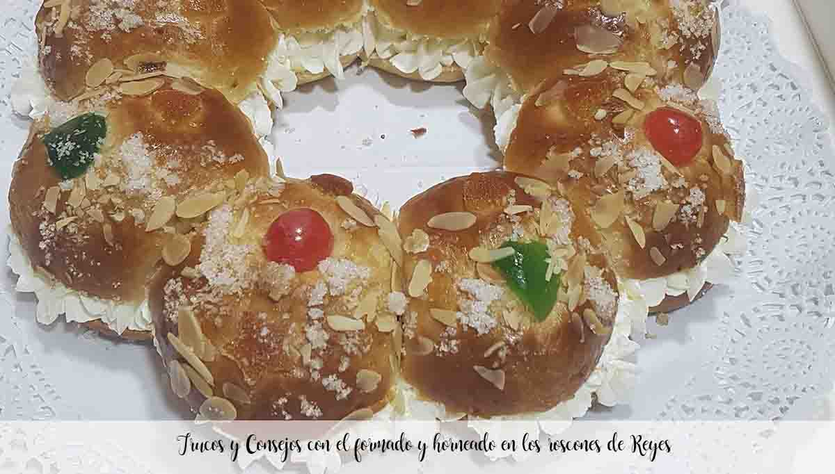 Sztuczki i porady dotyczące formowania i pieczenia w Roscones de Reyes