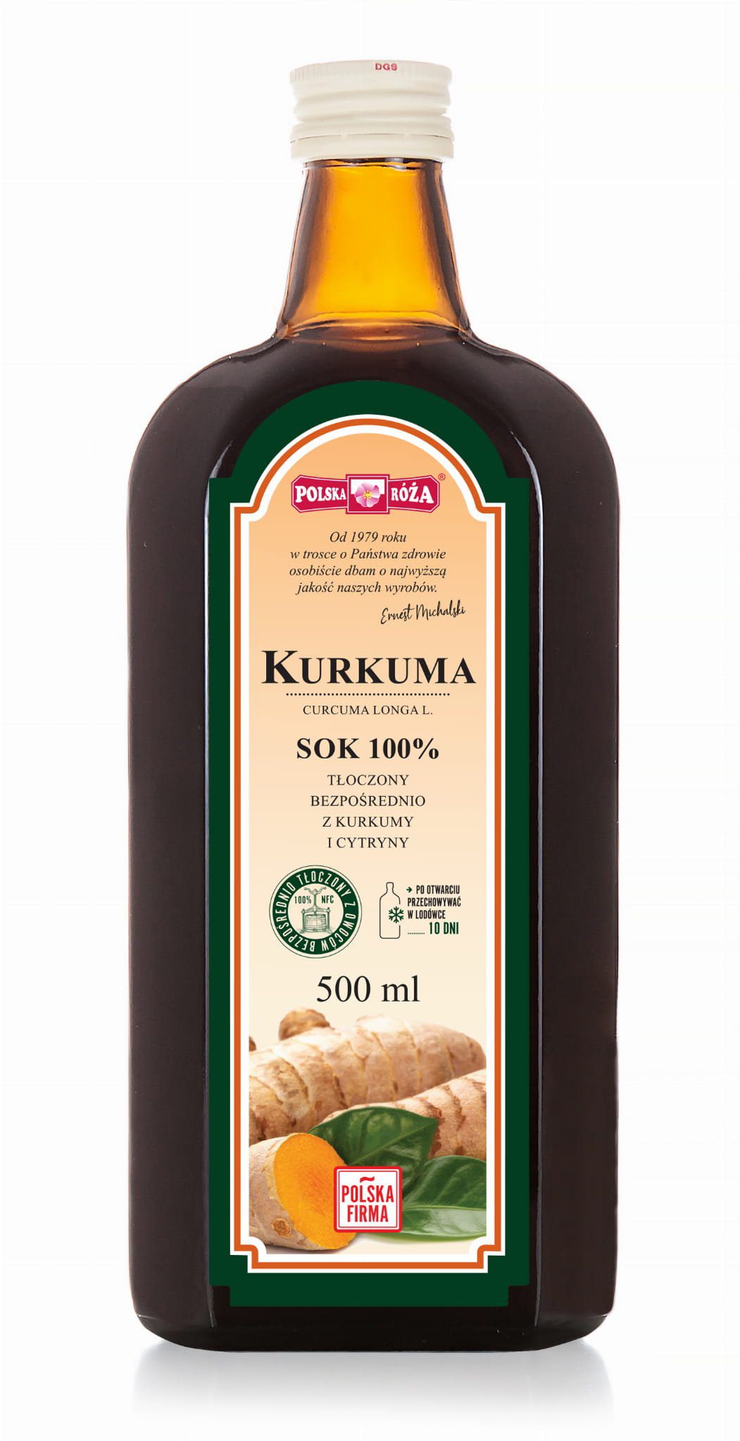 Sok antywirusowy z kurkumy