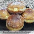 Pączki nadziewane wanilią i czekoladą z użyciem Thermomixa