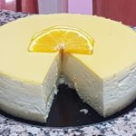 Pomarańczowe ciasto Babaroise z termomiksem