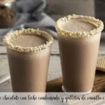 Shake czekoladowy z mlekiem skondensowanym i ciasteczkami waniliowymi z Thermomixem